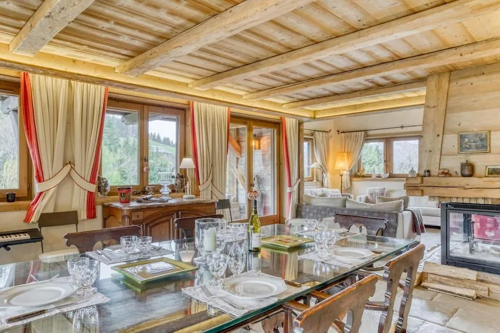 Magnifique Chalet Megeve Avec Piscine Et Sauna Frankreich